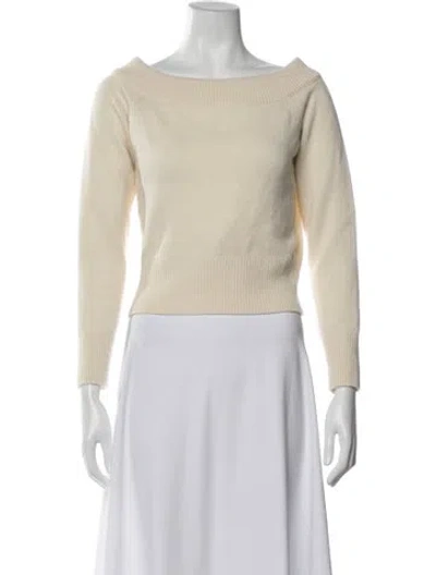 Pre-owned Alexander Mcqueen 2023 Wool Sweater In White
