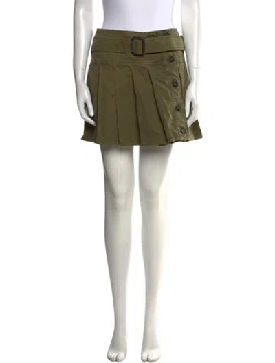 Pre-owned Alexander Mcqueen 2024 Mini Skirt W/ Tags In Brown