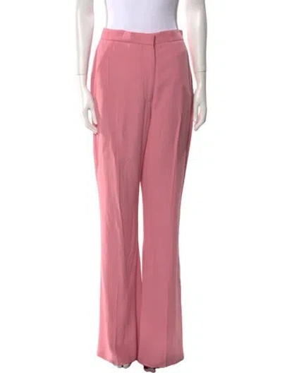 Pre-owned Alexander Mcqueen 2024 Wide Leg Pants In Pink
