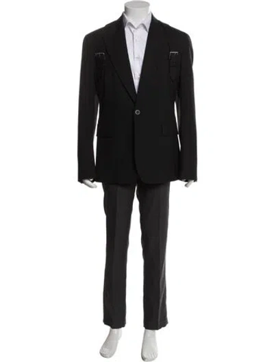Pre-owned Alexander Mcqueen 2024 Wool Two-piece Blazer W/ Tags In Black