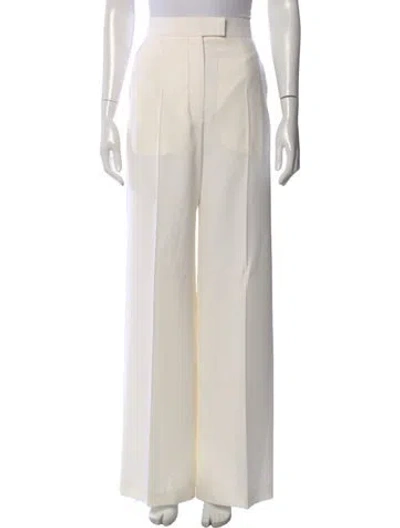 Pre-owned Alexander Mcqueen 2025 Wide Leg Pants W/ Tags In Neutral