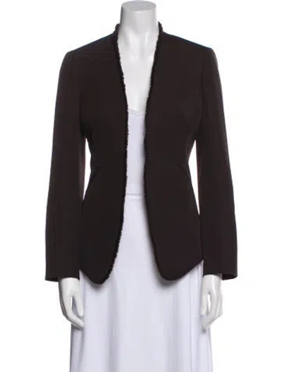 Pre-owned Alexander Mcqueen 2025 Wool Blazer In Brown
