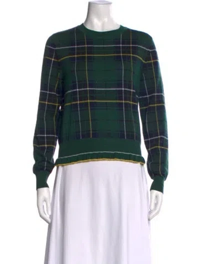 Pre-owned Alexander Mcqueen 2025 Wool Top W/ Tags In Green