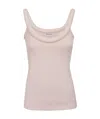 Alexander Mcqueen 3d-detailing Sleeveless Top In Pink