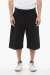 Alexander Mcqueen 4-pocketed Wide Leg Cotton Shorts