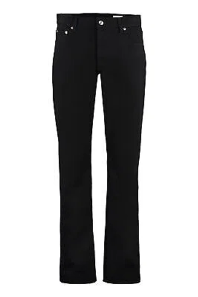 Pre-owned Alexander Mcqueen 5-pocket Slim Fit Jeans In Black