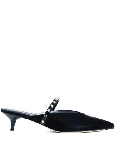 ALEXANDER MCQUEEN 50MM REVEL EMBELLISHED SLINGBACK MULES