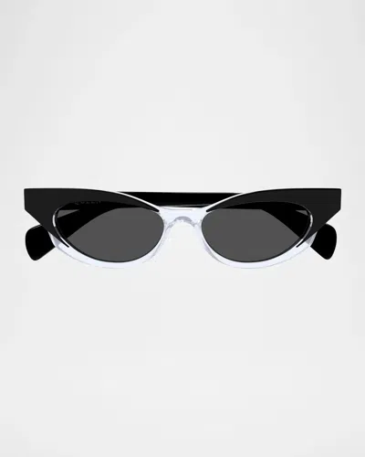 Alexander Mcqueen 52mm Cat-eye Sunglasses In Multi