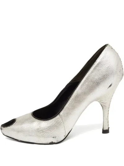 Pre-owned Alexander Mcqueen 641078 Silver