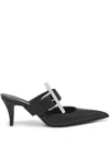Alexander Mcqueen Mcqueen Birdee Pointed Toe Mule In Black