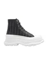 Alexander Mcqueen 70mm Lace-up Chunky Sneakers In White