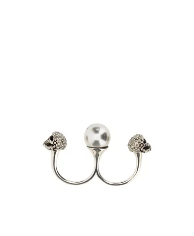 ALEXANDER MCQUEEN ALEXANDER MCQUEEN SKULL MOTIF RING