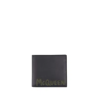 Alexander Mcqueen 8cc Coin Purse - Leather - Black