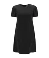 Alexander Mcqueen A-line Mini Dress In Black