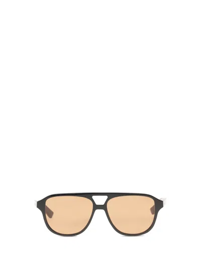 Alexander Mcqueen A000r1j0749 Navigator Sunglasses In Brown