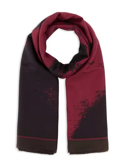 ALEXANDER MCQUEEN ABSTRACT-PRINT SCARF