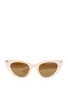 Alexander Mcqueen Punk Rivet Cat-eye Sunglasses In Multi