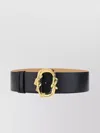 Alexander Mcqueen Snake-buckle Leather Belt