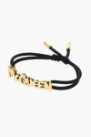 Alexander Mcqueen Logo Lettering Adjustable Bracelet