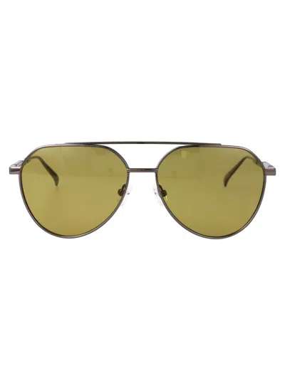 Alexander Mcqueen Alexander Mc Queen Aviator Sunglasses Am0478 S 003 In Multi