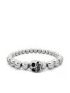 Alexander Mcqueen Alexander Mc Queen Beaded Skull Charm Bracelet