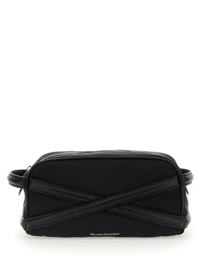 Alexander Mcqueen Alexander Mc Queen Beauty Case With Logo In Black