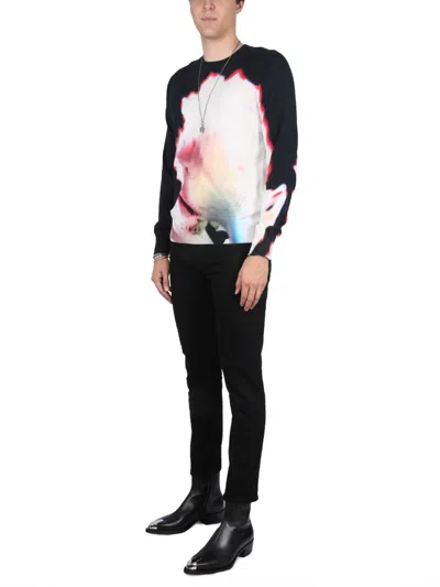 Alexander Mcqueen Alexander Mc Queen Biker Jeans In Multi