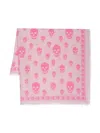 Alexander Mcqueen Alexander Mc Queen Biker Skull Wool Scarf