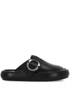 Alexander Mcqueen Alexander Mc Queen Black Buckle Strap Sandals For Men