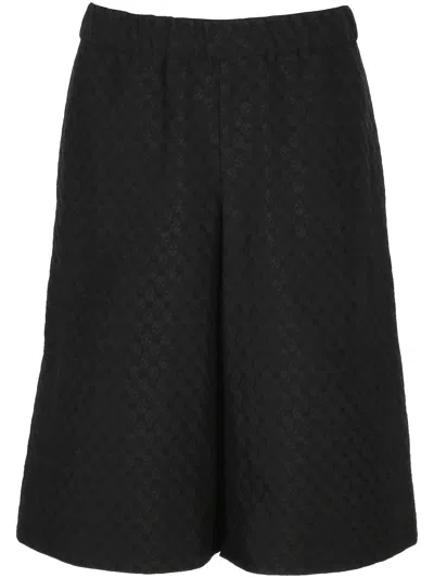 Alexander Mcqueen Alexander Mc Queen Black Elastic Waistband Shorts