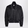 Alexander Mcqueen Alexander Mc Queen Black Nylon Zip Bomber In Black