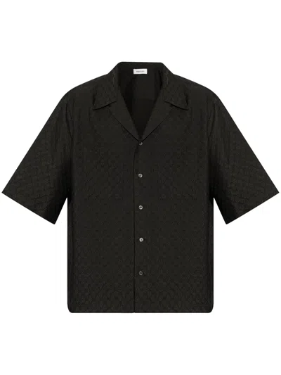 Alexander Mcqueen Alexander Mc Queen Black Short Sleeve Button Shirt