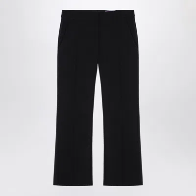 ALEXANDER MCQUEEN ALEXANDER MC QUEEN BLACK TAILORED TROUSERS IN WOOL