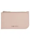 Alexander Mcqueen Alexander Mc Queen Card Holder With Logo In Pink
