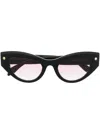 Alexander Mcqueen Cat-eye Frame Sunglasses