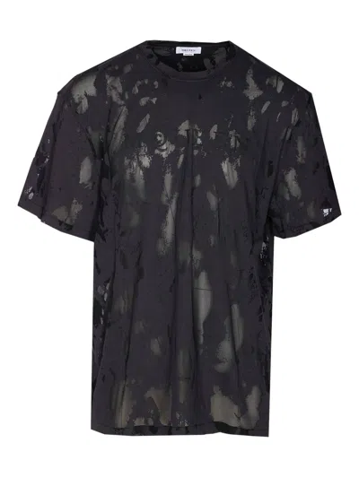 Alexander Mcqueen Alexander Mc Queen Charcoal Black Cotton T Shirt