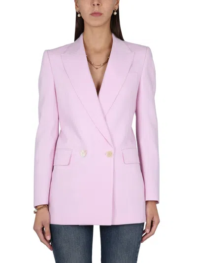Alexander Mcqueen Alexander Mc Queen Double Breasted Jacket In Pink