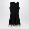 Alexander Mcqueen Black Viscose Mix Dresses
