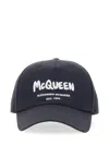 Alexander Mcqueen Alexander Mc Queen Graffiti Logo Hat In Black