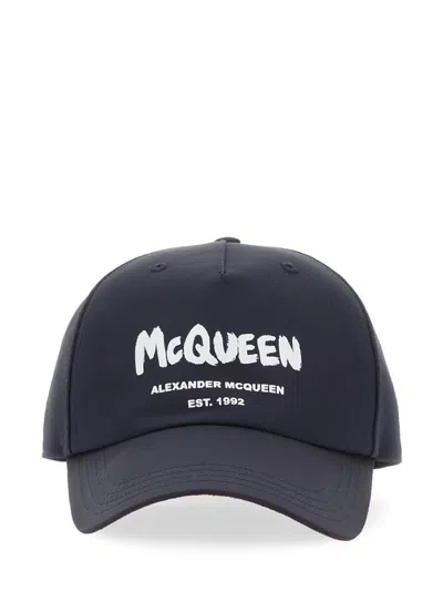 ALEXANDER MCQUEEN ALEXANDER MC QUEEN GRAFFITI LOGO HAT