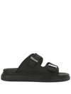 Alexander Mcqueen Alexander Mc Queen Hybrid Double Buckle Black Sandals