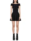 Alexander Mcqueen Alexander Mc Queen Mini Dress With Bare Shoulders