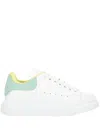 Alexander Mcqueen Oversize Leather Sneakers In White