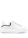 ALEXANDER MCQUEEN ALEXANDER MC QUEEN OVERSIZED LEATHER SNEAKERS