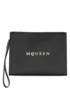 Alexander Mcqueen Alexander Mc Queen Pouch With Logo In Black