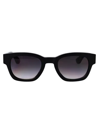 Alexander Mcqueen Alexander Mc Queen Round Sunglasses Am0530 S 001 In Black