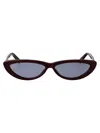 Alexander Mcqueen Red-red-light Blue Recycled Acetate Sunglasses