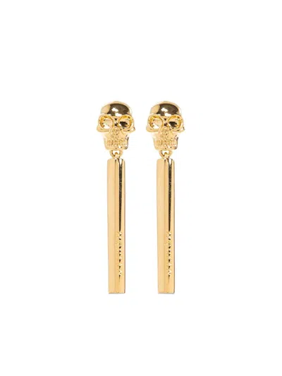 Alexander Mcqueen Alexander Mc Queen Skull Bar Earrings