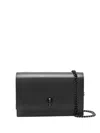 Alexander Mcqueen Alexander Mc Queen Skull Black Calf Leather Clutch In Black