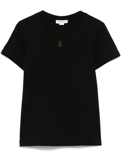 ALEXANDER MCQUEEN ALEXANDER MC QUEEN SKULL COTTON T SHIRT